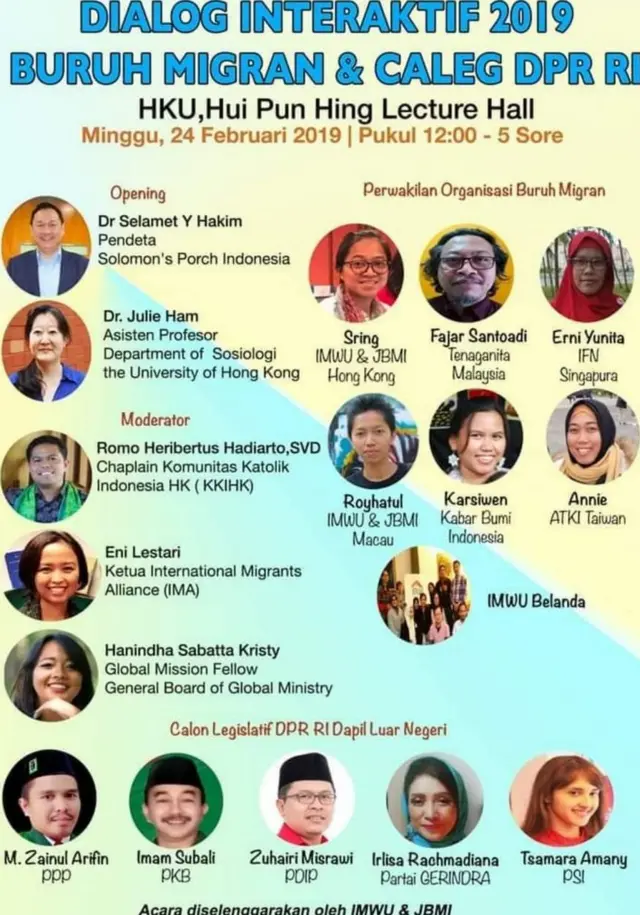 Dialog dengan TKI di Hong Kong