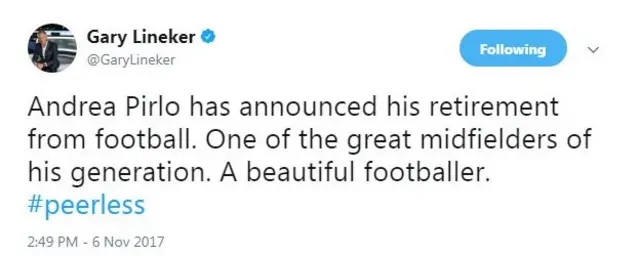 Gary Lineker Twitter uu qoray