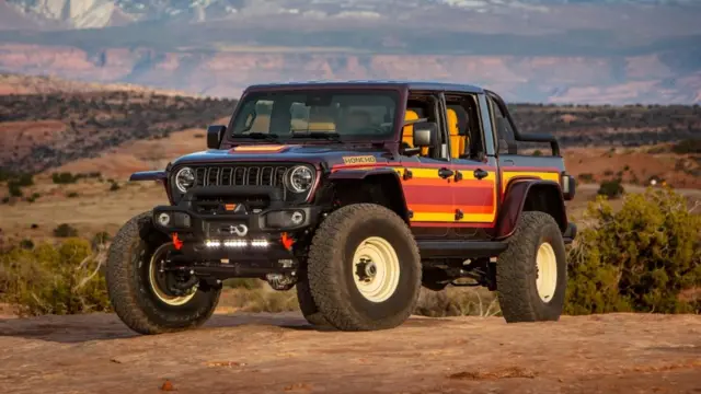 کانسپت های‌تاپ طراحی دهه هفتاد میلادی جیپ را با جزییات مدرن ترکیب کرده است