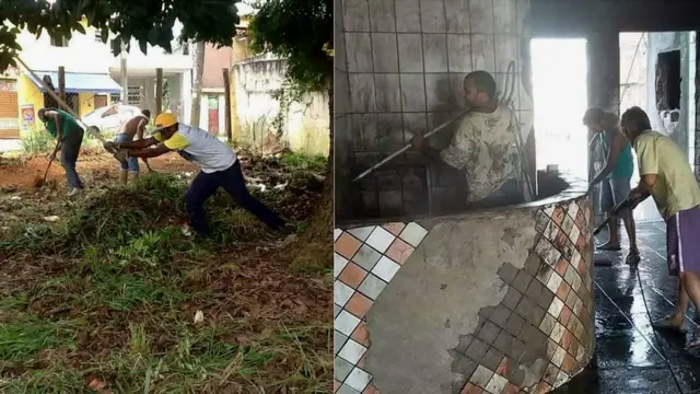 Moradores fazem multirãoafiliado f12betlimpeza