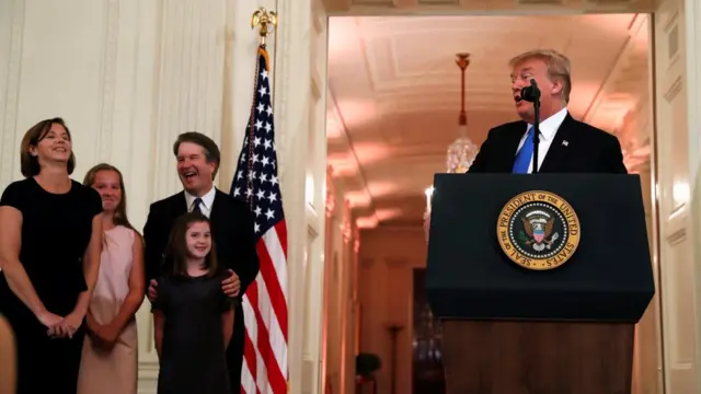 Президент Трамп лично представил кандидатуру Кавано на церемонии в Белом доме