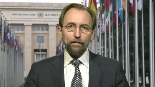 UN Human Rights Commissioner Zeid Ra'ad Al Hussein