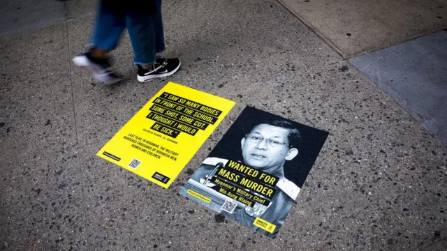 Sr General Min Aung Hlaing AI campaign