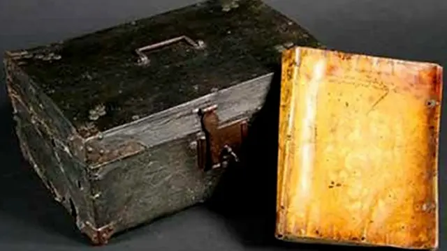 17世紀英國一本據信是用人皮做封面的書，死者是一個因叛國罪被處死的神父