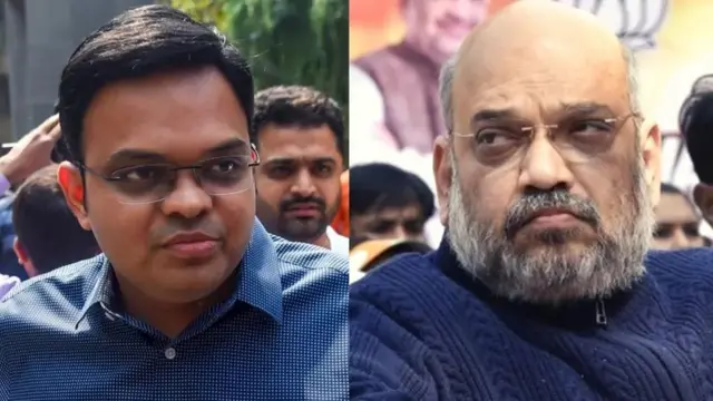 अमित शाह के साथ जय शाह