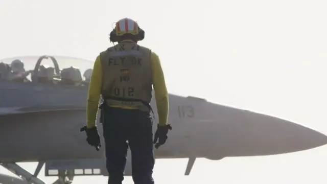 На авианосце "Теодор Рузвельт"