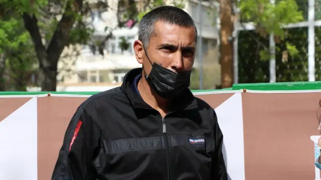 əlillik pensiyası kəsilənlər Bakıdakı Respublika Əlillərin Bərpa Mərkəzinin qarşısında