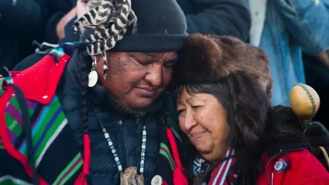 Karara sevinen ABD'li yerliler