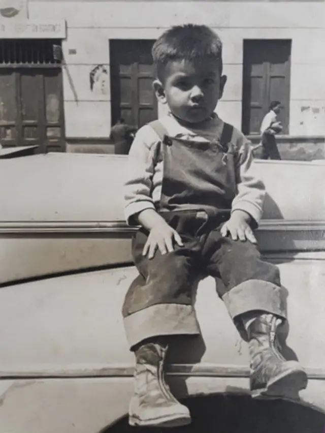 Karl Garver de niño