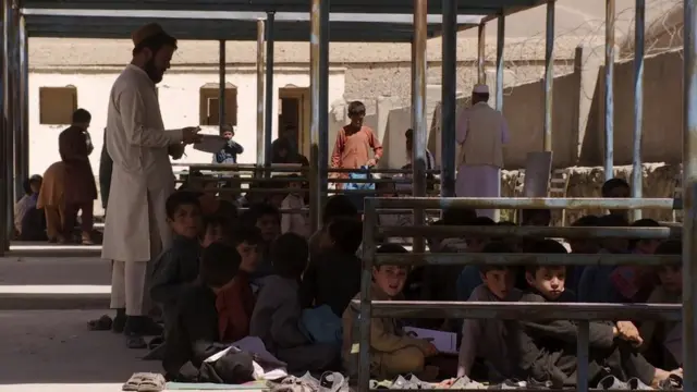 A school for boys in Logar province
