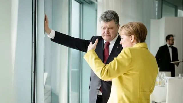 Порошенко і Меркель