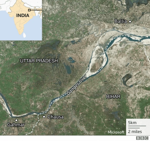 死体であふれる聖なるガンジス川、COVID-19の影響か インド - BBCニュース