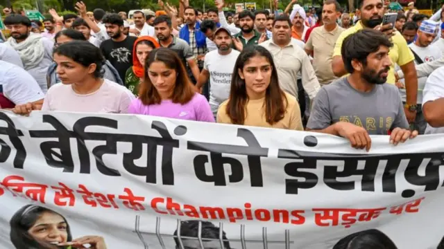 மல்யுத்த வீரர்களின் போராட்டம்