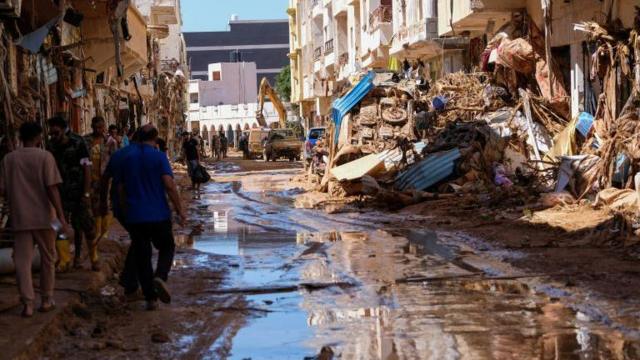 Фото: последствия разрушительного наводнения в Ливии