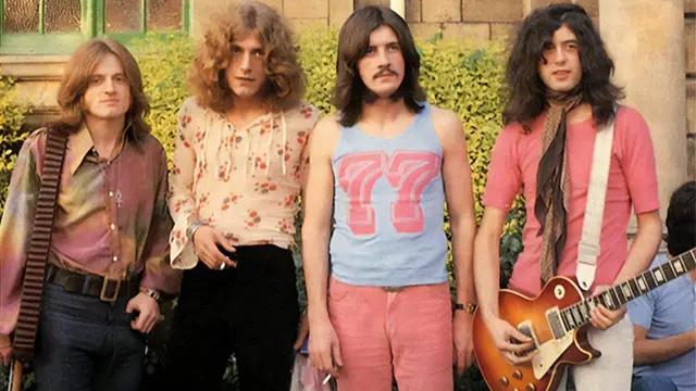 John Paul Jones, Robert Plant, John Bonham e Jimmy Page em 1969