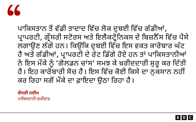 ਚੌਧਰੀ ਨਈਮ, ਪਾਕਿਸਤਾਨੀ ਜ਼ਮੀਂਦਾਰ 
