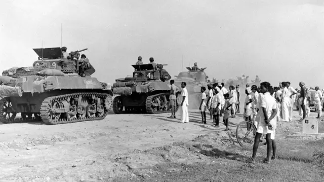 హైదరాబాద్ సంస్థానం, ఇండియన్ ఆర్మీ