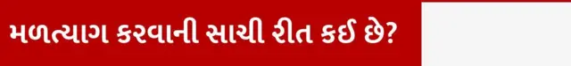 કબજિયાત, ખોરાક, મળત્યાગ, ગુજરાત, બીબીસી ગુજરાતી