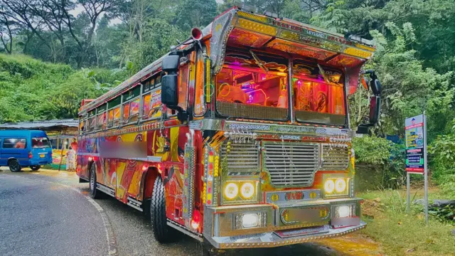 Modified bus in Sri Lanka