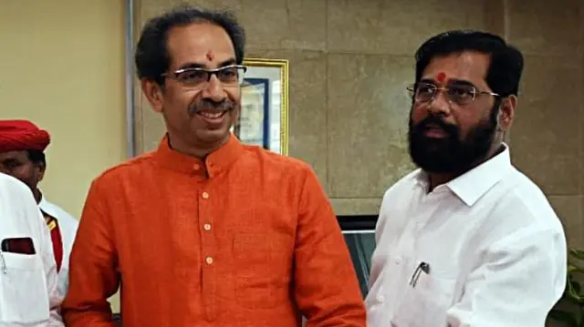 उद्धव ठाकरे और शिंदे
