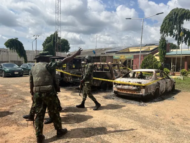 Ƴan bindiga sun kai hari a gidan yarin Kuje da ke kusa da Abuja, babban birnin Najeriya a watan Yulin 2022