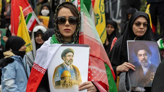 तेहरान में अमेरिका और इसराइल के ख़िलाफ़ विरोध प्रदर्शन (तस्वीर- 13 मार्च)