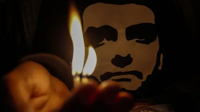 Vela en apoyo a Bolsonaro