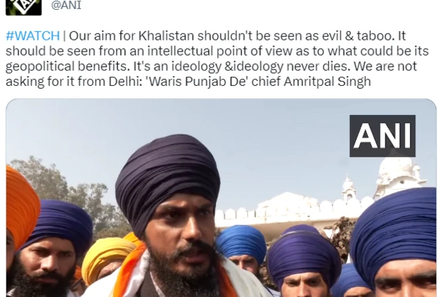 ਅਮ੍ਰਿਤਪਾਲ ਤੇ ਖਾਲਿਸਤਾਨ 