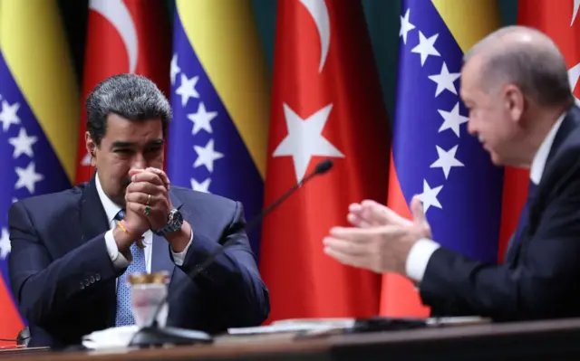 Maduro e Erdogan em 2022