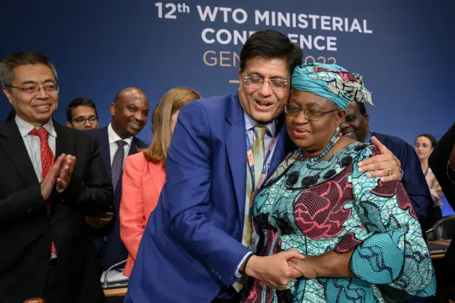 Нгози Оконджо-Ивеала и индийский министр