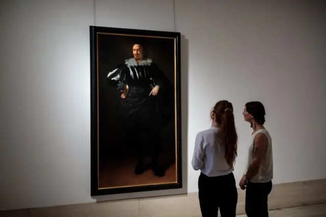 "پرتره یک آقا" اثر دیگری از جنتیلسکی که در بریتانیا هست