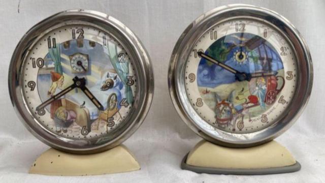 Man's colossal alarm clock collection set to startle bidders - BBC News