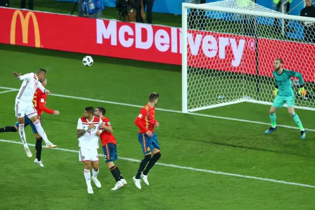 Golazo de Marruecos para vencer a España.