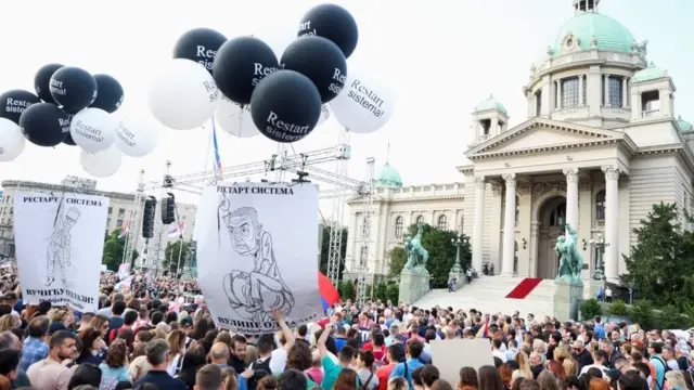 protest, Srbija protiv nasilja