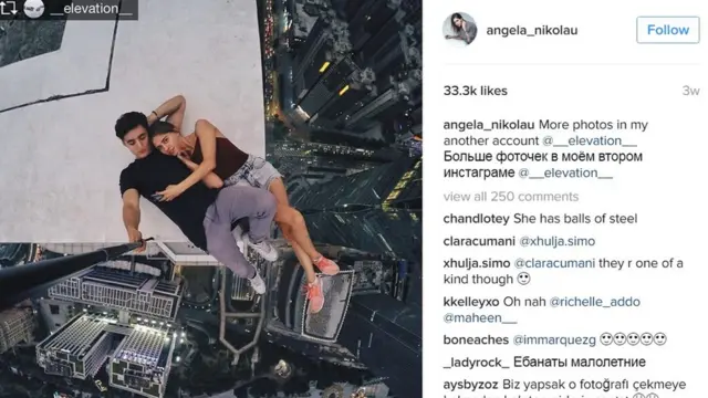 Publicación de Ángela Nikolau en Instagram