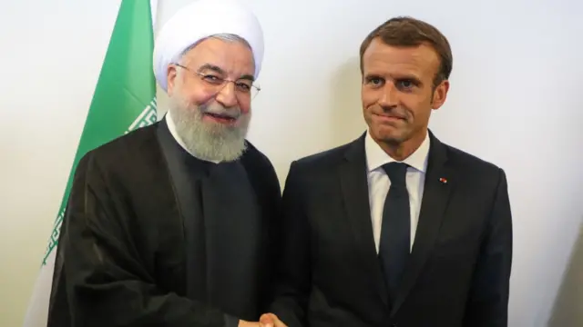 ماکرون و روحانی