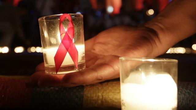 菲律宾马尼拉纪念艾滋病受害者活动（资料图片）