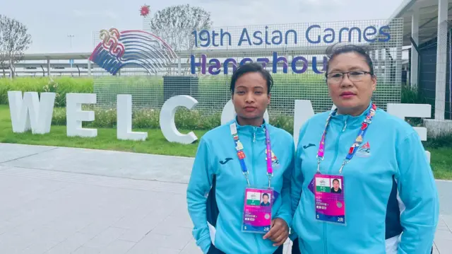 प्रशिक्षक पार्वती राई र मेनुका राजवंशी