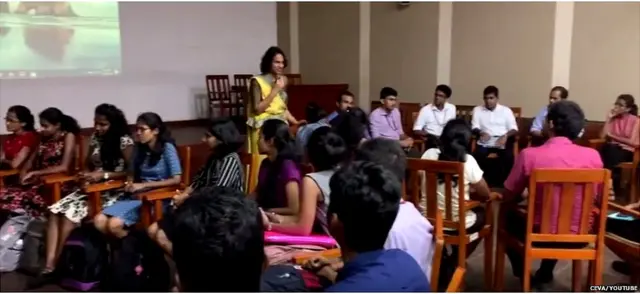 Dr Thoradeniya conducting a workshop