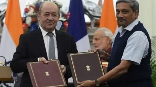 ફ્રાંસ અને ભારતના મંત્રી