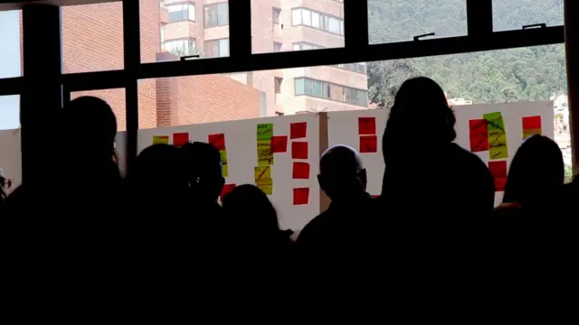 Actividad durante encuentro de reconciliación