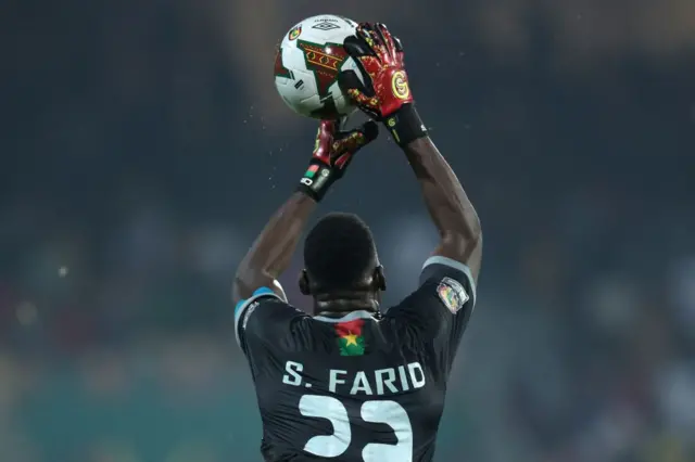 Le gardien burkinabè Farid Ouedraogo