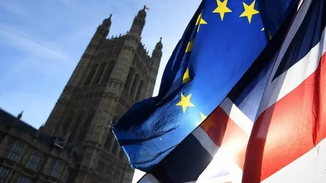 Flags at Westminster