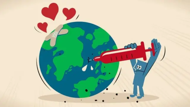 Иқлим ўзгариши билан боғлиқ иллюстратив тасвир