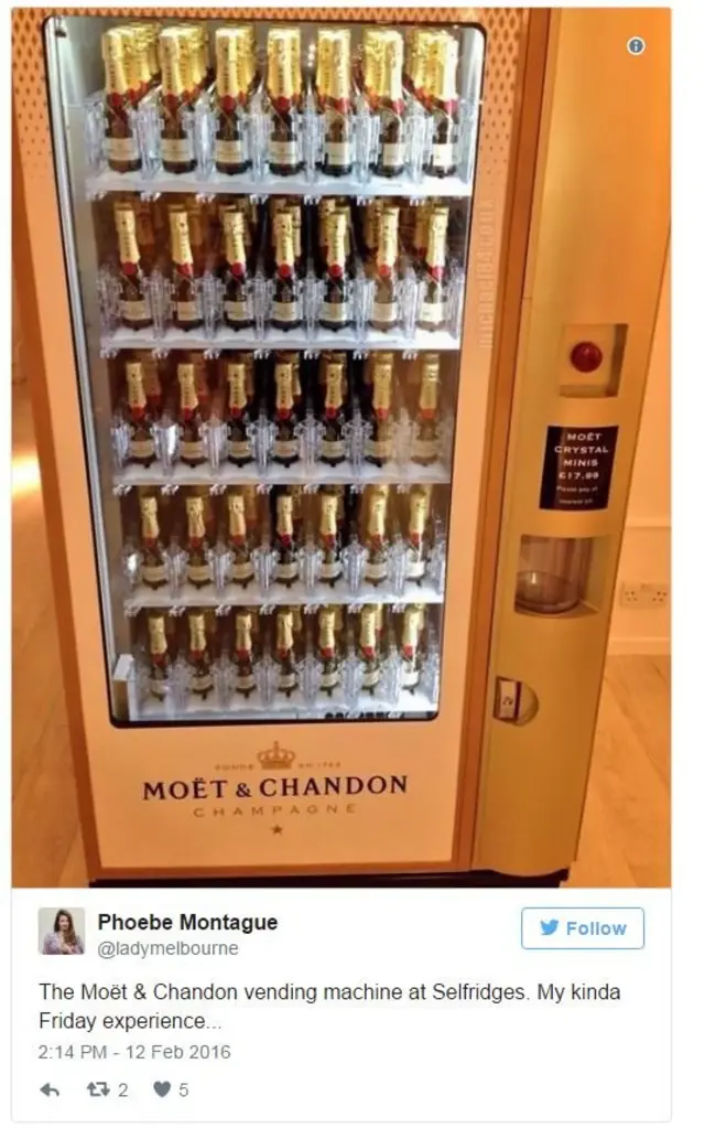 Luxury vending machine