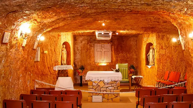 Iglesia católica en Coober Pedy