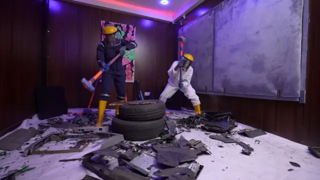 Shadow Rage Room na di space wia Lagosians fit visit 