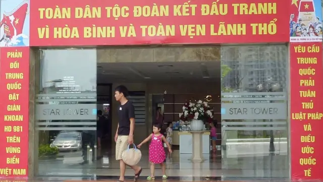 Hồi tháng 5/2014 tại Việt Nam đã từng có những khẩu hiệu công khai như thế này