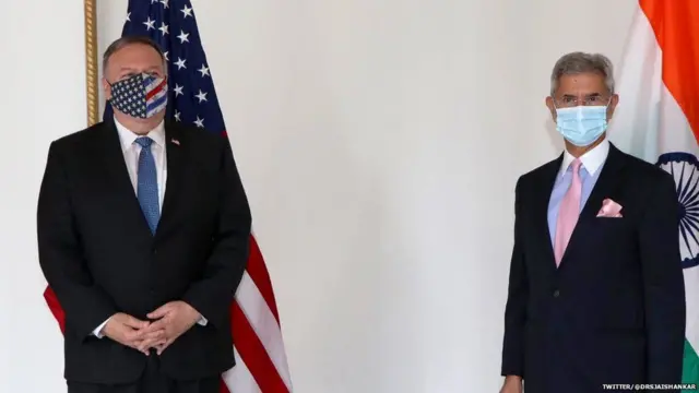 માઇક પોમ્પિયો અને એસ. જયશંકર