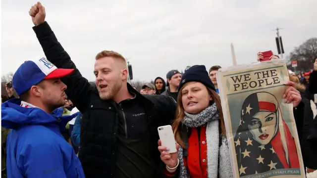 Simpatizantes de Donald Trump